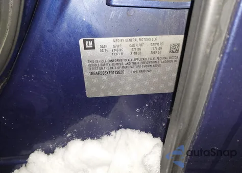 2014 Cadillac Cts Luxury z USA, uszkodzony, nr VIN 1G6AR5S3XE0172836